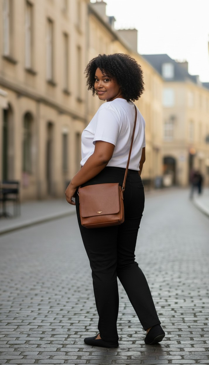 Pantalon noir coton 50