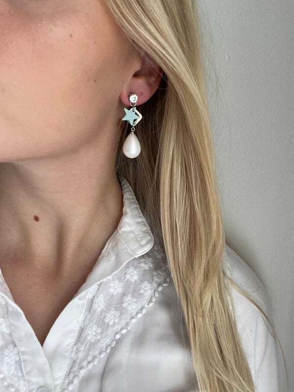 ‘The Pearl Star’ Oorbellen