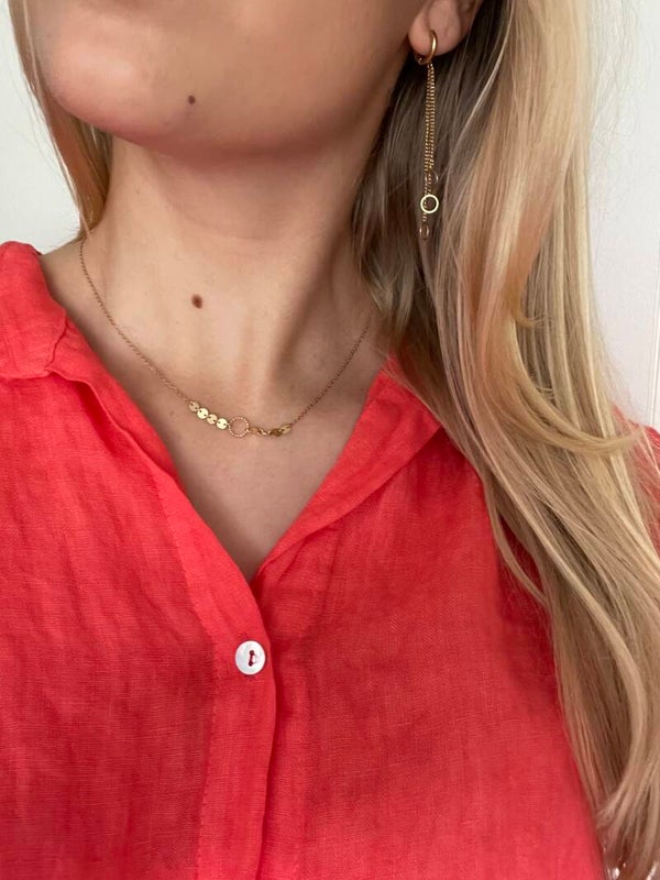 'Golden Waves' Oorbellen