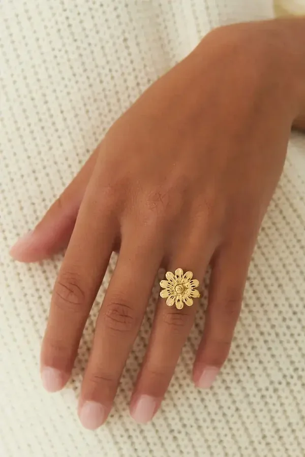 Blossom bliss ring - goud