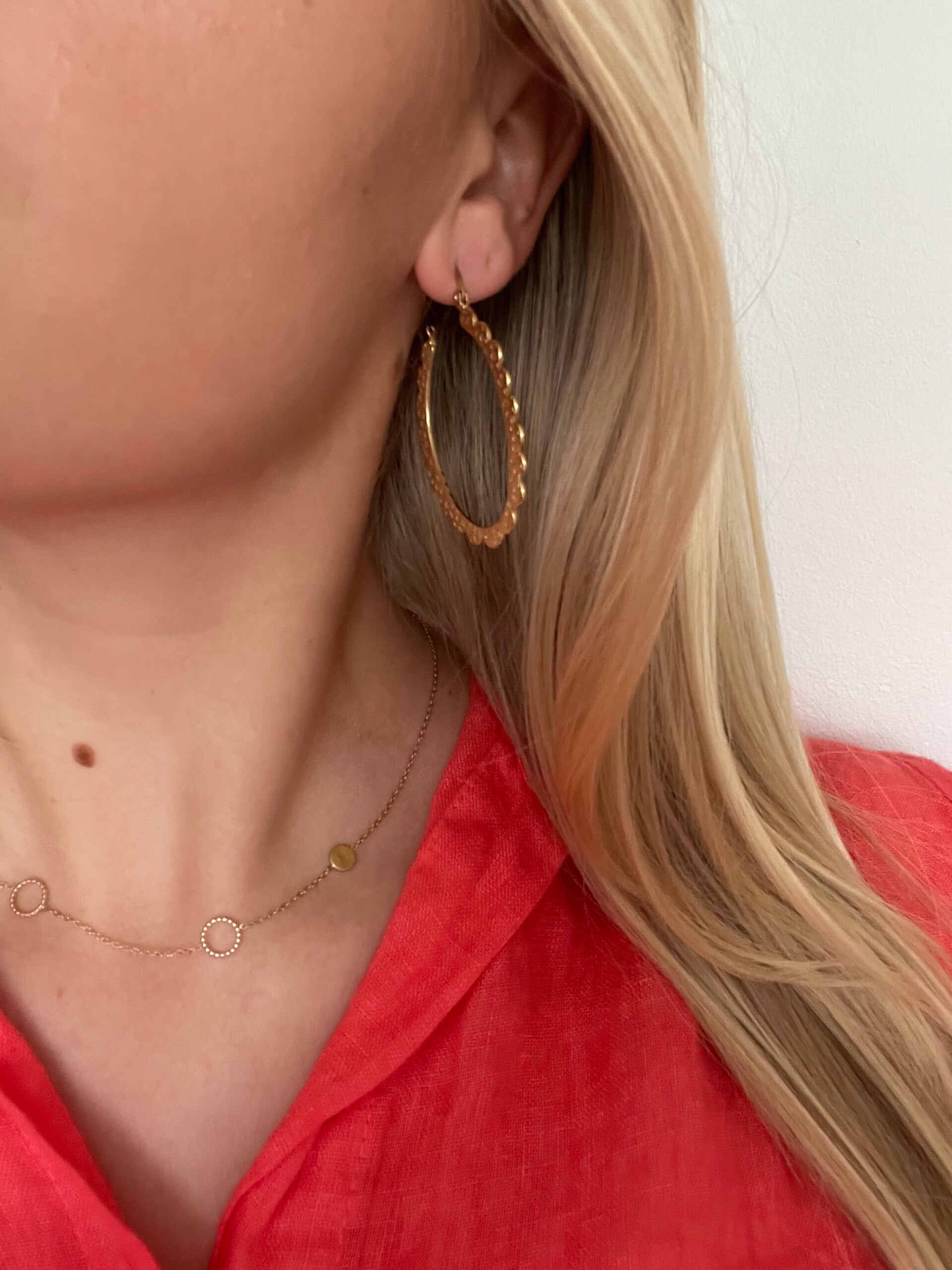 'Beachy Glam' Oorbellen