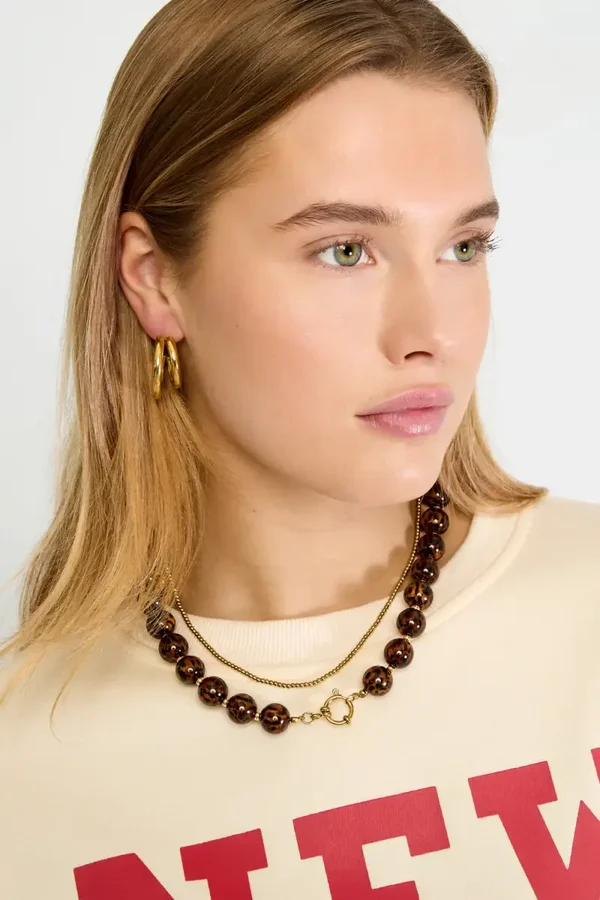 Donkerbruine Dream Beads Ketting