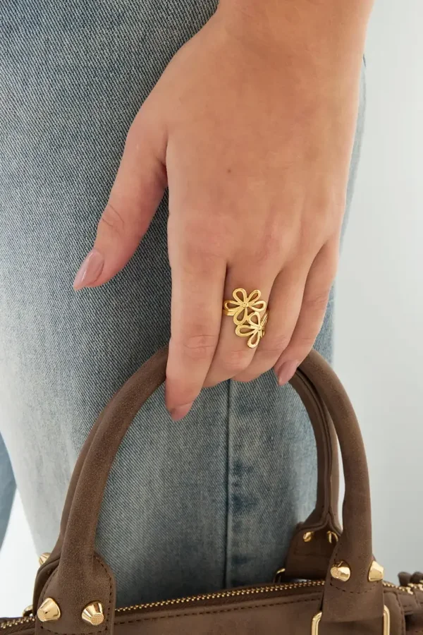 Double Flower Ring