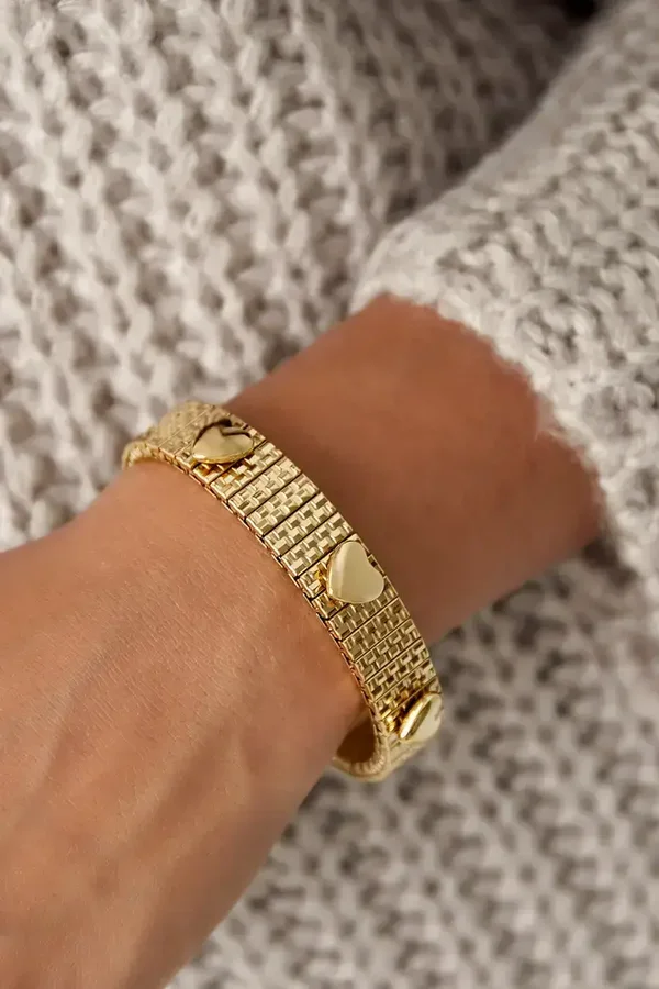 Endless love armband - goud
