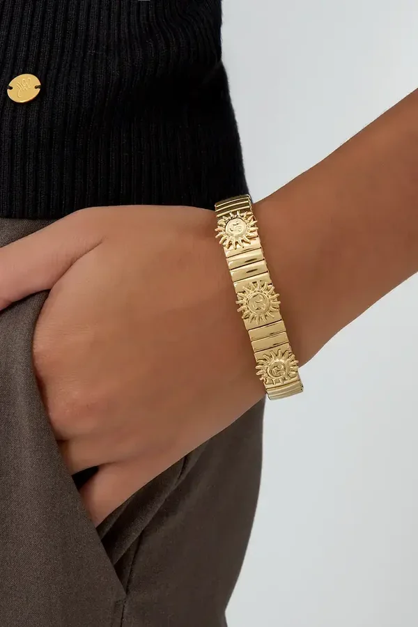 Glow with the flow armband - goud