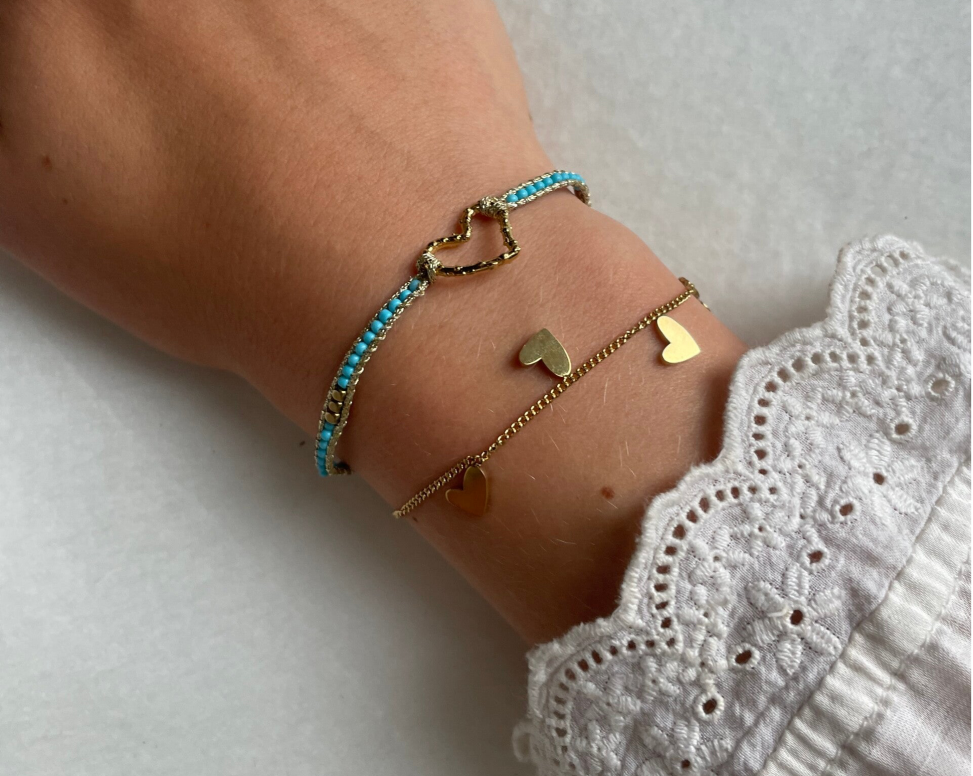 'Loving hearts' Armband