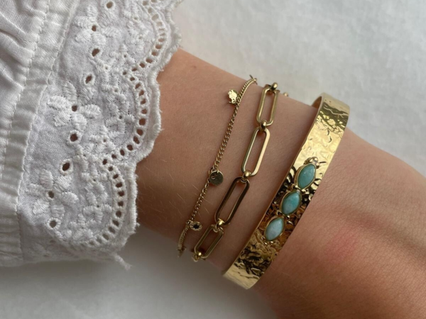 Armband  'Season' Blue Gold