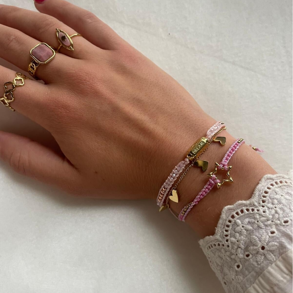Armband "Star" Pink Gold