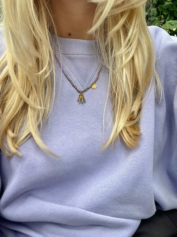 Ketting ‘Beads’ Purple Limited Edition