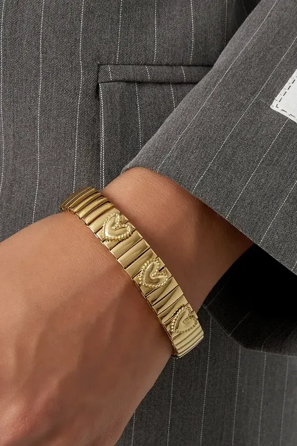 Love link armband - goud