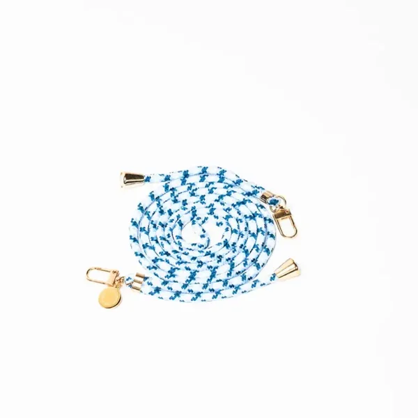 Multi Colorful Telefoonkoord Blue Multi