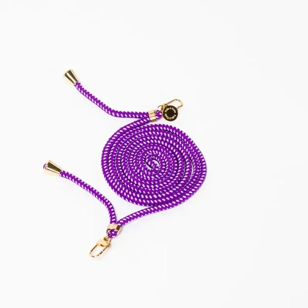 Multi Colorful Telefoonkoord Purple White