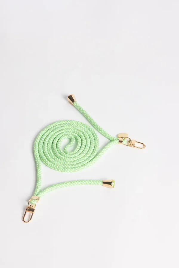 Multi Colorful Telefoonkoord White Green