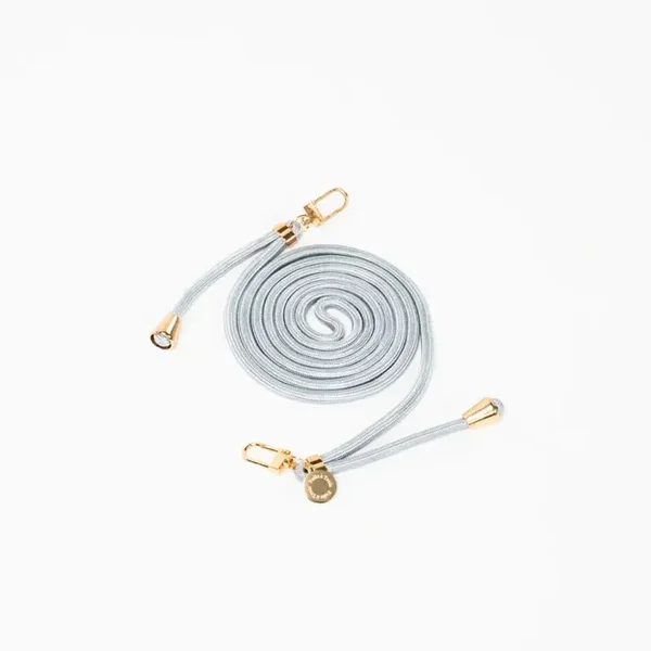 Solid Colourful Telefoonkoord Silver