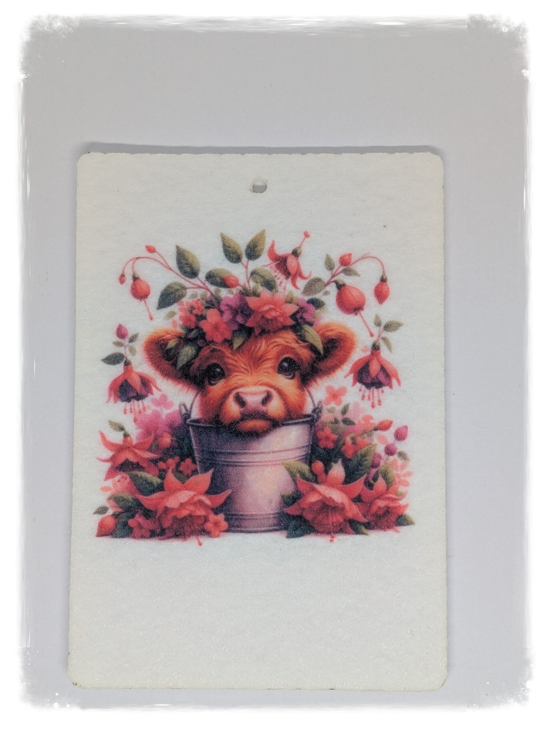 Highland cow (2) car freshener