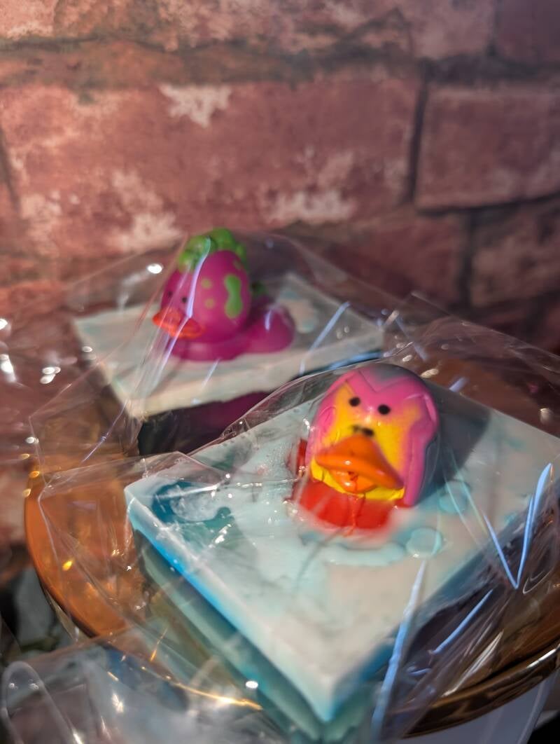 Summer cocktail duck soap