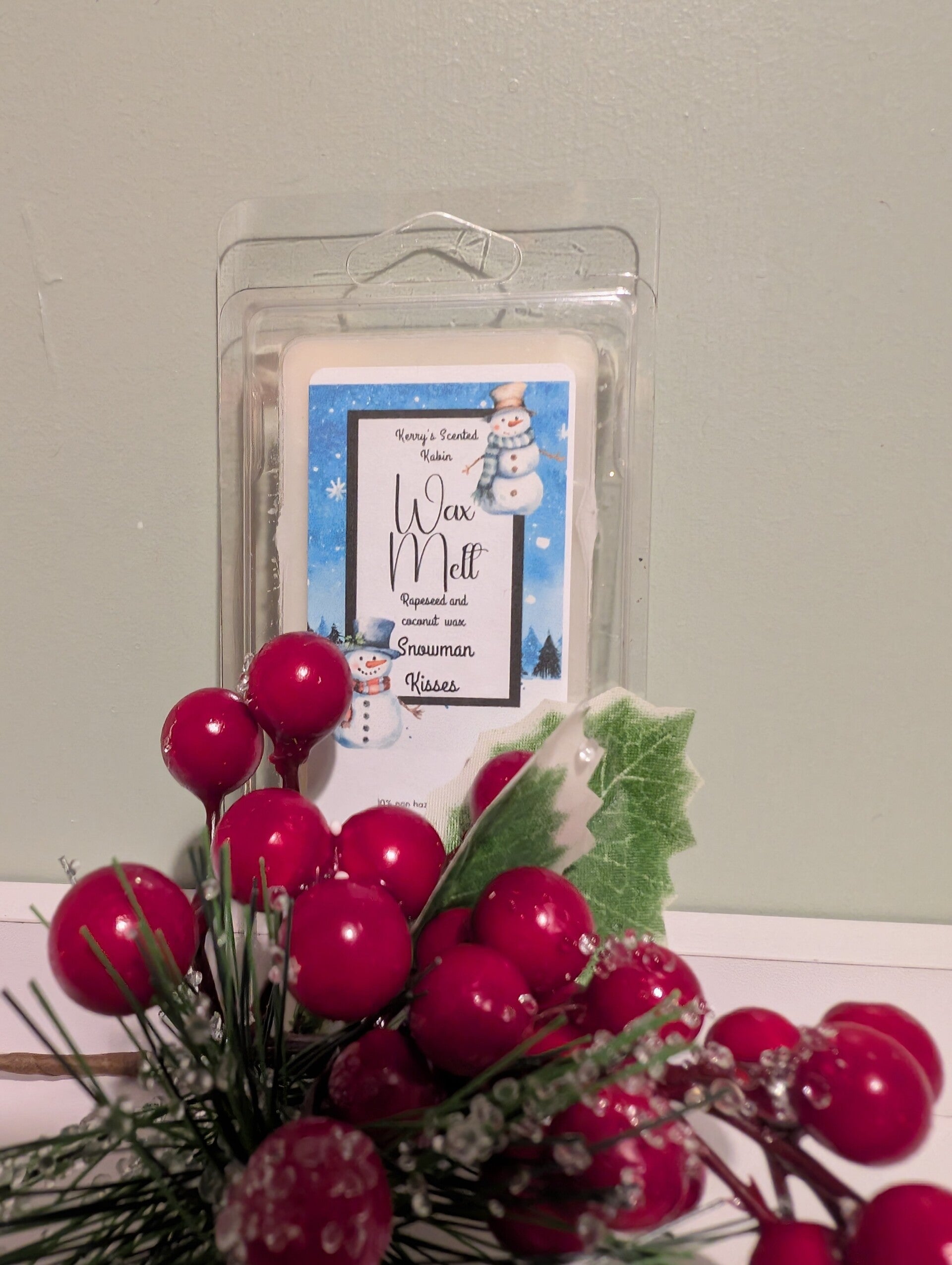 Snowman Kisses wax melts