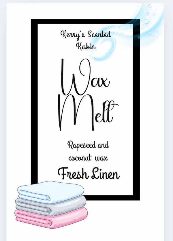Fresh linen wax bar