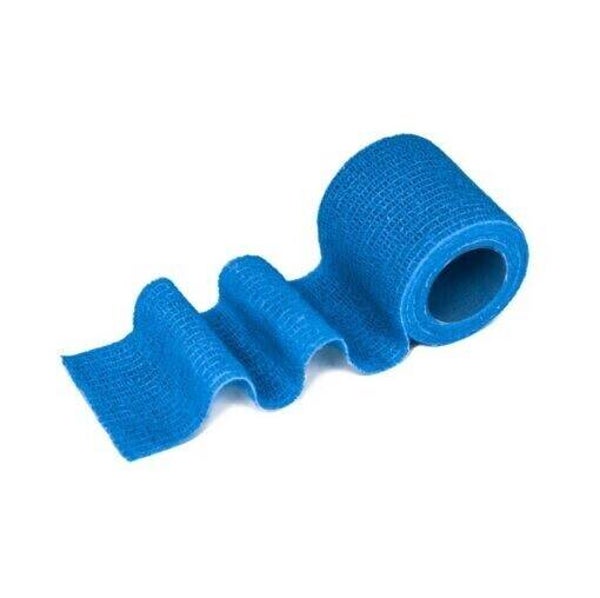 Zelfhechtende zwachtel 5cm x 4,5m blauw