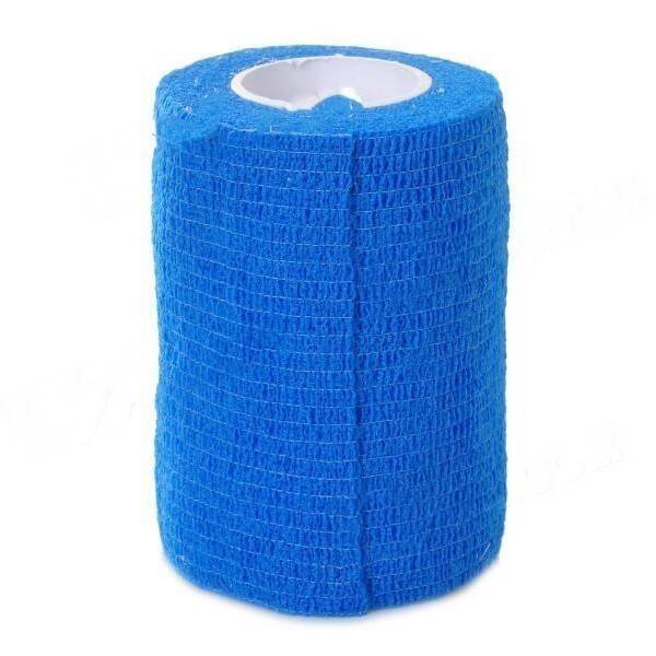 Zelfhechtende zwachtel 7,5cm x 4,5m blauw