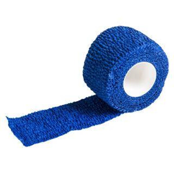 Zelfhechtende zwachtel 7,5cm x 4,5m blauw