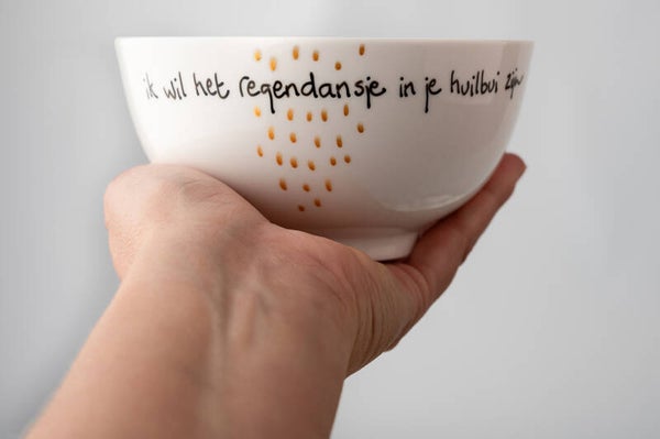 Troostsoepkom met opschrift