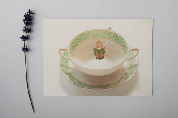 Kaart A6 zonder envelop - De verderkijker