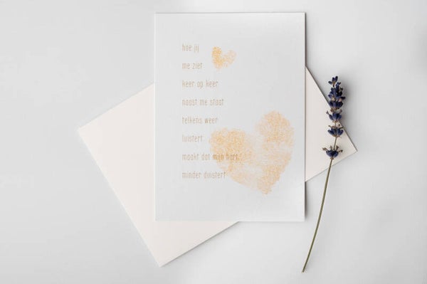 Kaart ‘Hoe jij me ziet’ - Lies en leeuw