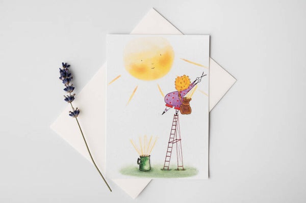 Kaart - ‘Zon’ - Lies en leeuw