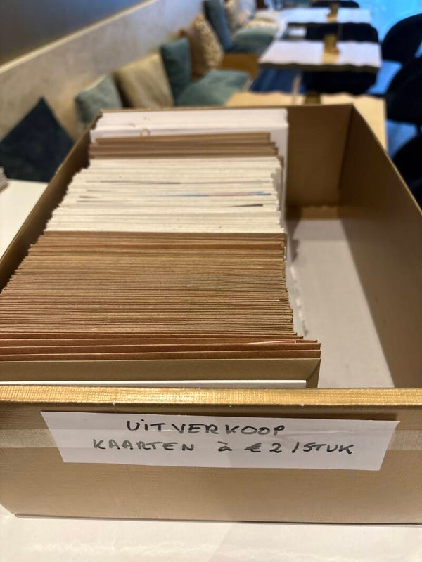 Uitverkoop kaarten (enkel in winkel, niet online)