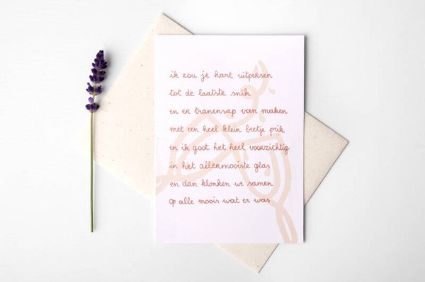 Kaart ‘Uitpersen’ - Troostpost