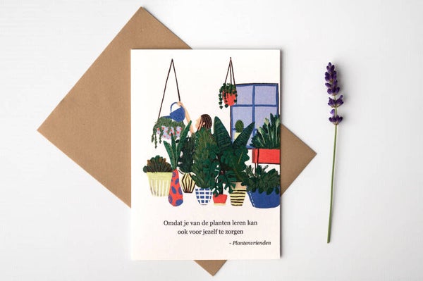 Kaart ‘Van planten leren’ - Verlieskunst