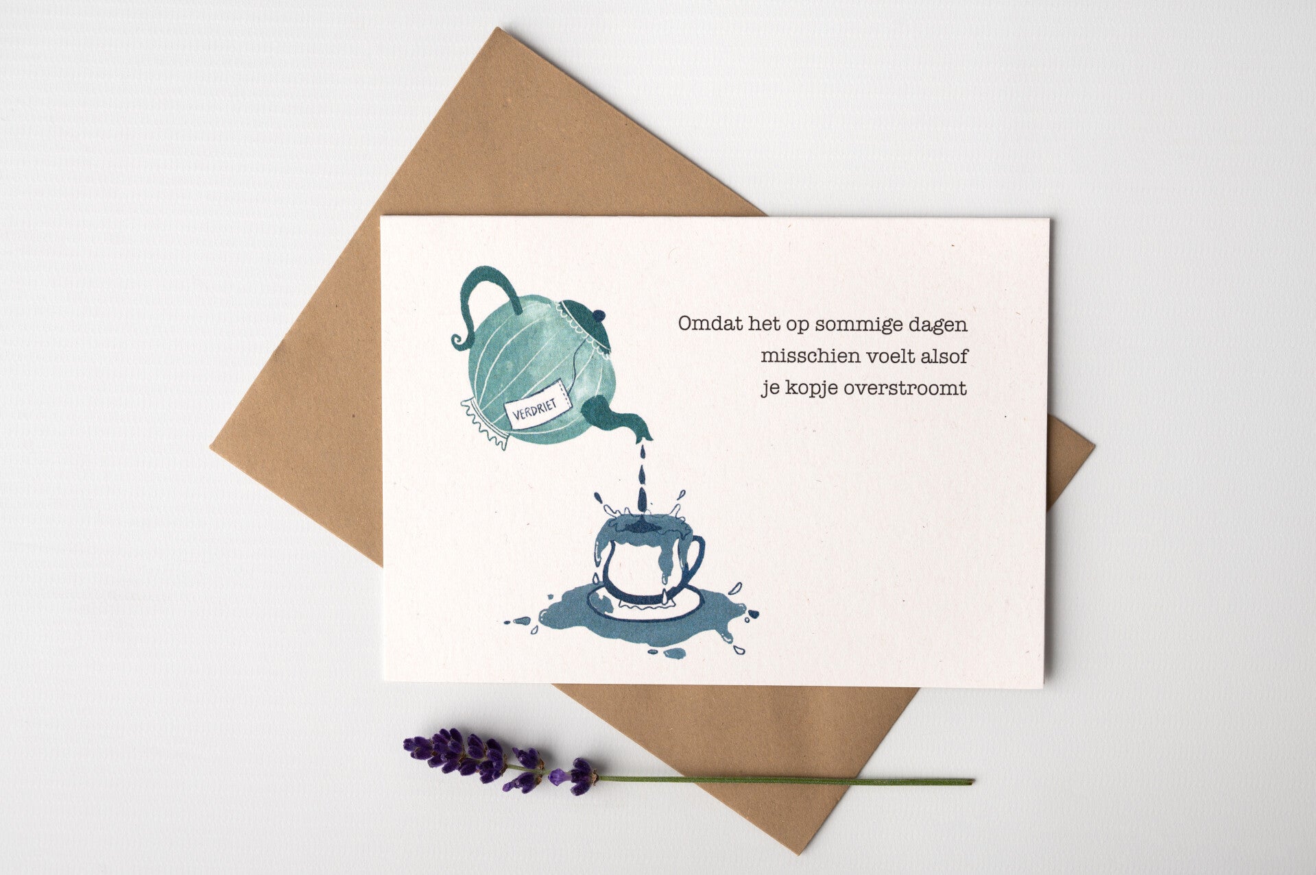 Kaart ‘Je kopje’ - Verlieskunst