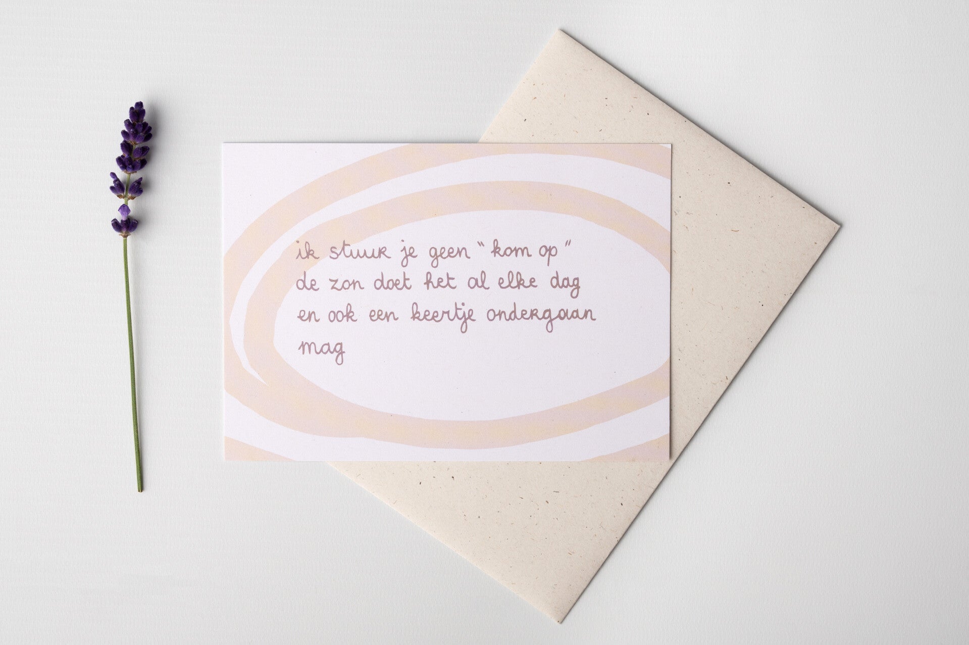 Kaart ‘kom op’ - Troostpost