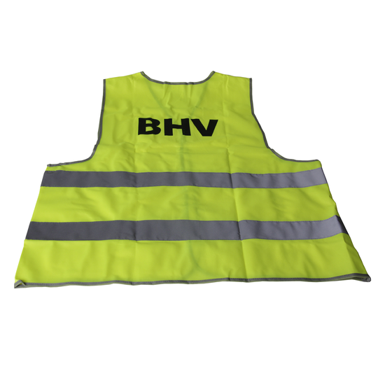 Veiligheidsvest met opdruk BHV