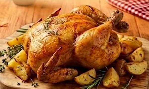 Poulet Rôti - Patates aux herbes "famille" 3/4 Pers.