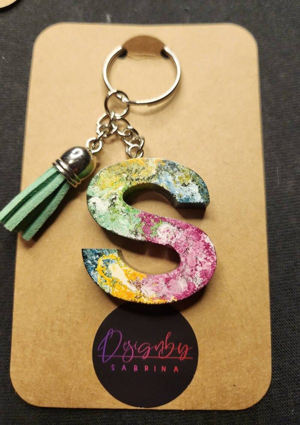 Schlüsselanhänger mit  Puschel