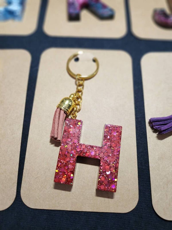 Schlüsselanhänger mit  Puschel