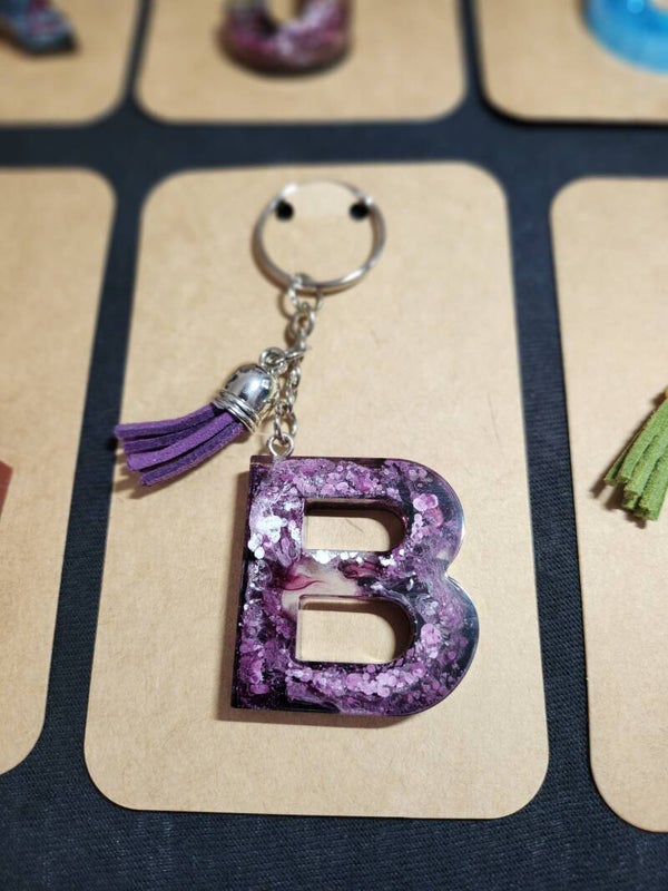 Schlüsselanhänger mit  Puschel