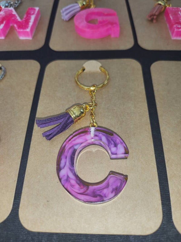 Schlüsselanhänger mit  Puschel