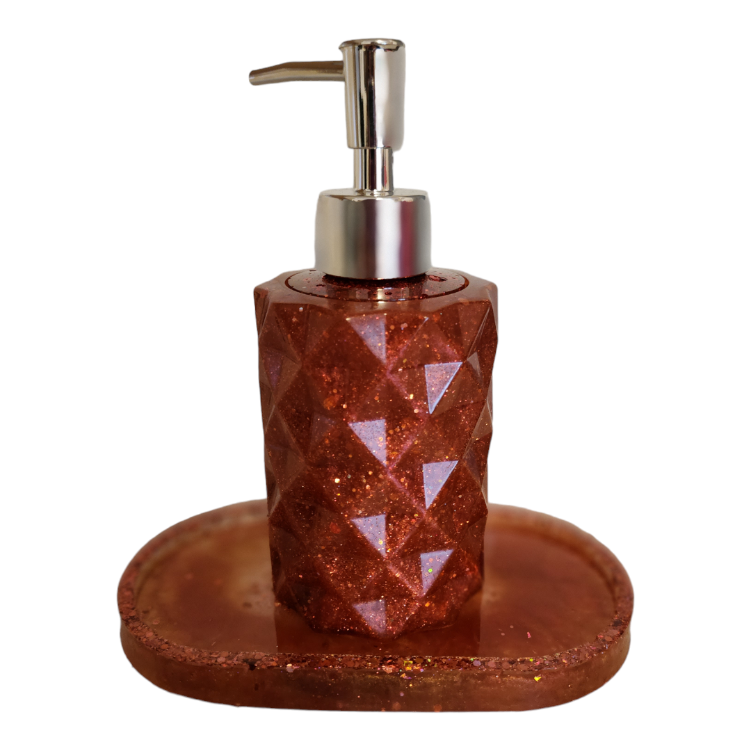 Seifenspender mit Tablett