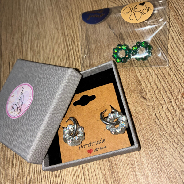 Creolen mit Anhänger zum auswechseln