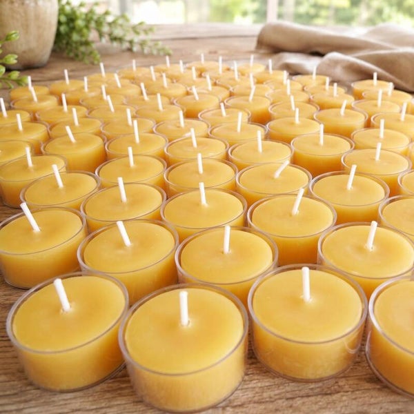 Tealight Candles 100% beeswax