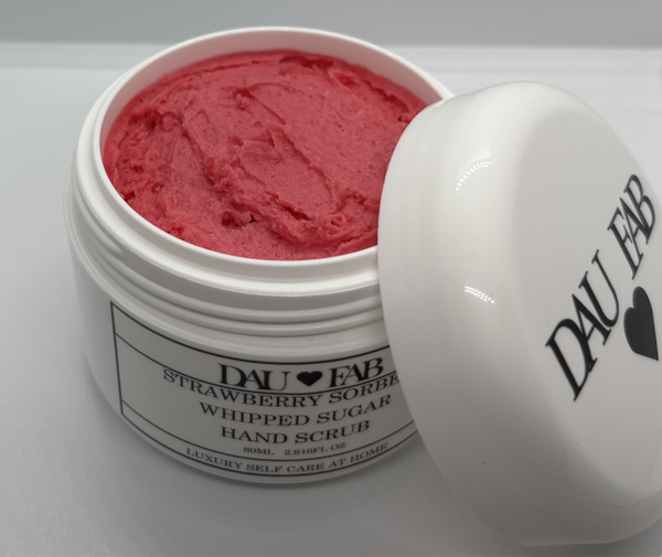 Strawberry Sorbet Whipped Sugar Hand Scrub