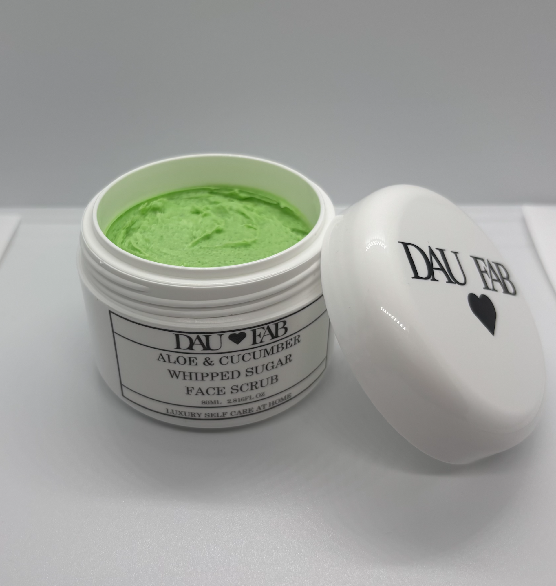 Aloe & Cucumber Whipped Sugar Face Scrub 80ML