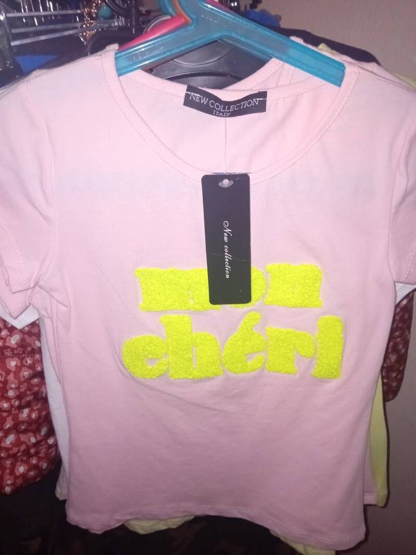Nieuw licht roze shirt mon cherl