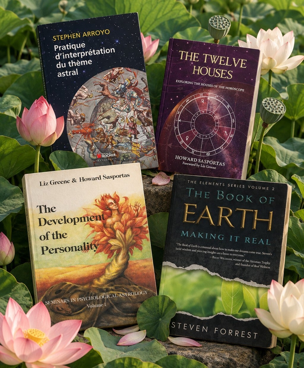 Livres de référence en astrologie psychologique : Liz Greene, Howard Sasportas et Steven Forrest