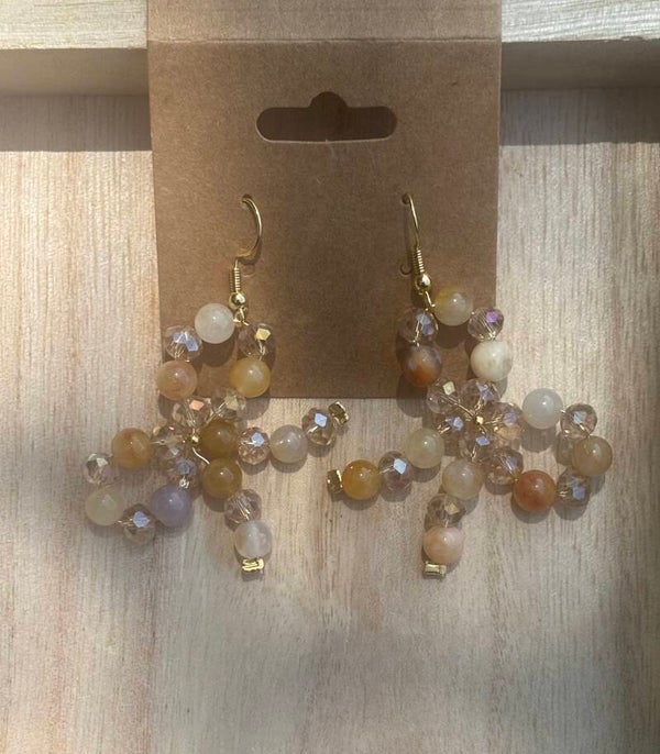 Golden Bow Earrings