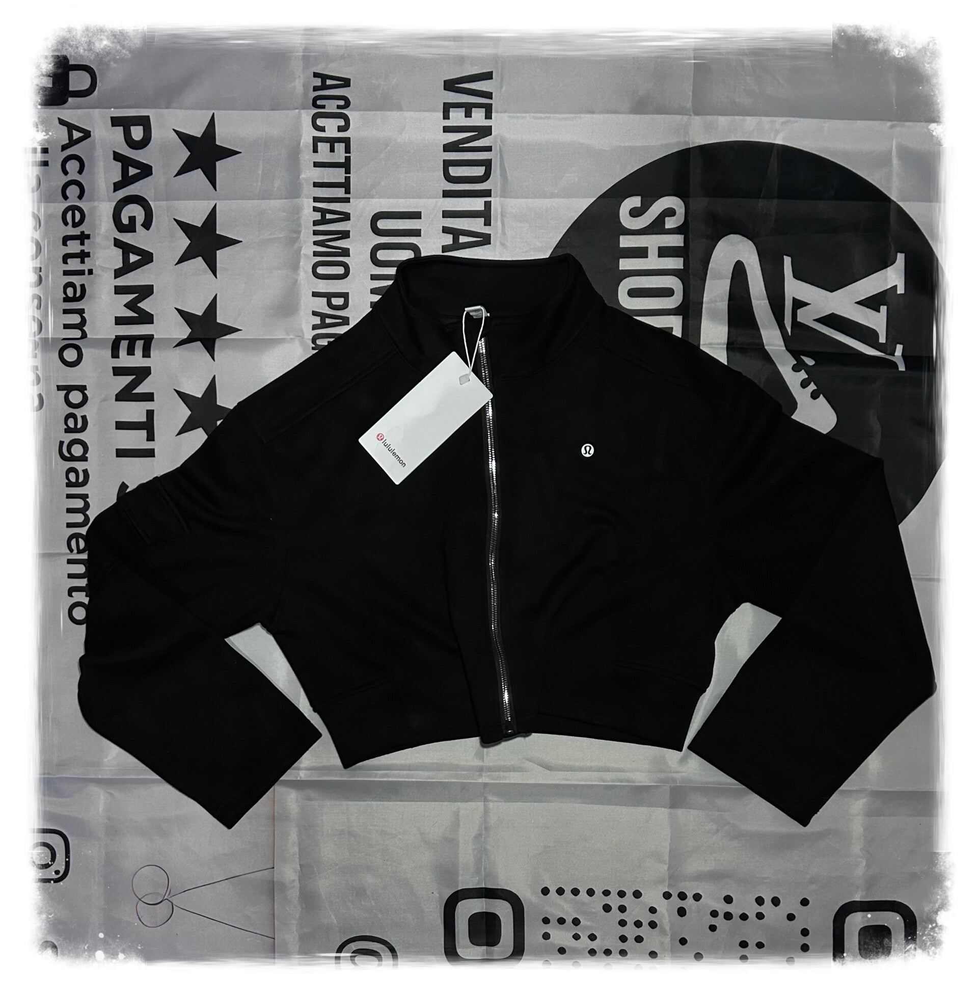 Felpa a Croped a zip lululemon