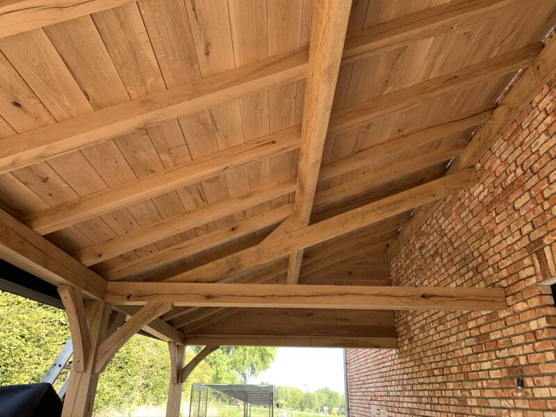 tuinhuis, poolhouse, eiken bijgebouw, goedkoop tuinhuis, blokhut, carport, garage, bijgebouw